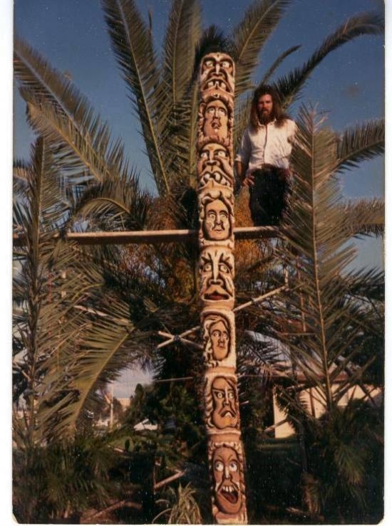 Snake Island Totem -  Indialantic Florida -1987